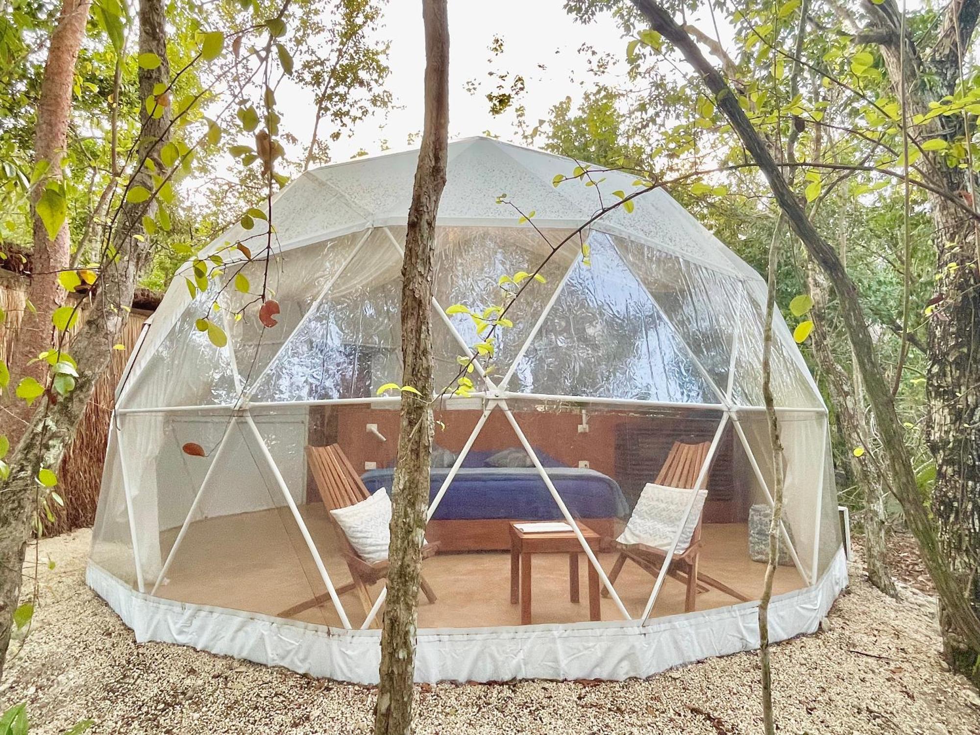 Ku kuk Glamping Apartment Chemuyil Ruang foto